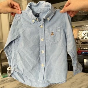 Baby Gap Blue Button Down Shirt